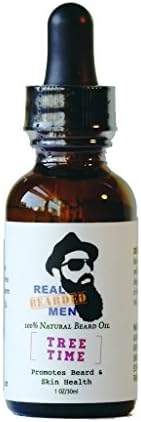 REAL BEARDED MEN 100% Natural Premium Beard Oil 1 oz - Tree Time