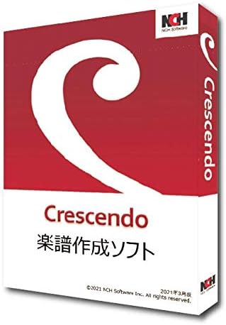 Amazon Nch Crescendo楽譜作成ソフト 夏の感謝セール30 オフ 新発売 21年版 Nch Crescendo楽譜作成ソフト 永久ライセンス Mac版はダウンロード 美術 音楽 ソフトウェア