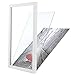 ONE WALL 11x17 Poster Frame White, Made of Solid Wood and Tempered Glass Picture Frame for 11x17 Photo - Wall Mounting Hardware Included