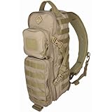 Hazard4 EVC-PLB-CYT Evac Plan-B Front/Back Modular Sling Pack, Coyote