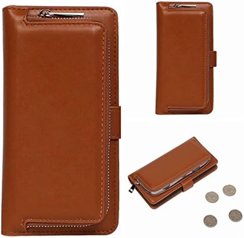 iPhone 6/6s Case JIAER iPhone 6/6s Flip Case - Deluxe PU Leather Wallet Flip Case Cover for iPhone6/6s 4.6/6s" brown(2016)