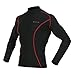 OUTOF Men's Compression Cool Dry Sports Tights Turtle Neck Baselayer Running Yoga Rashguard MTC7217