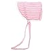 Huggalugs Baby Girls Bright Pink Seersucker Bonnet UPF 25+