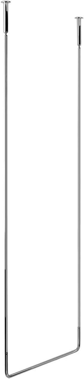 Gessi Ceiling mounted towel bar, 2’ 3/16” wide X 5’ 3” long, Black XL