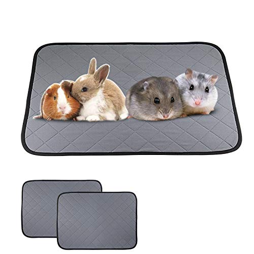 Guinea Pig Cage Liners, 2 Pack Guinea Pig Pee Pads Super Absorbent