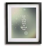 When The World Ends | Dave Matthews Band inspired song lyric art print