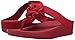 FitFlop Women's Florrie Toe-Thong Sandal, Classic red, 7 M US