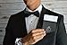Pocket Squares Miami, Prefolded Cotton Presidential Collection, White, Size 3.0