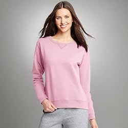 Hanes ComfortSoft EcoSmart Women's Crewneck