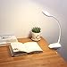 Miady 20 LED Clip On Reading Light Eye Protection Book Light, Dimmable, 360° Flexible, Touch Control, USB Rechargeable and Built-in 2200mAh Battery - Warm White