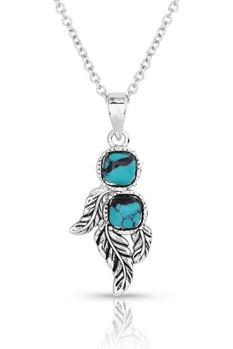 Amazon.com: Montana Silversmiths World's Feather Turquoise