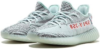 Men Women Lightweight Breathable Mesh Sneakers 350 V2 Running Shoes - Blue Tint Men US 10 D(M)=EU 44