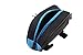 Roswheel 12654 1L Outdoor Mountain Bicycle Cycling Frame Front Top PVC Tube Bag Bike Pouch (Black+Blue)