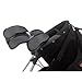 10pc Neoprene Golf Iron Club See Through Window Head Cover Protection Case Set (Black) - for Taylormade, Nike, Callaway, etc.