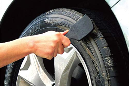 Maxshine Long Handled Upholstery Stiff Bristle Wheel Tire Brush for Car Detailing, 25mm PP Hair - Thumbnail 4