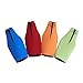 Beer Bottle Neoprene Collapsible, Assorted Colors Set of 4