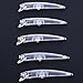 Aorace Blank Hard Lures Kit Unpainted Fishing Baits Sets Crankbait Wobblers Freshwater Fish Lure Wobblers Minnow Lure Bodies Fishing Tackle