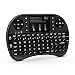 Rii i8+ 2.4GHz Mini Wireless Keyboard with Touchpad Mouse,LED Backlit,Rechargable Li-ion Battery (Updated 2017,Backlit) primary