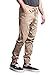 Victorious Mens Twill Jogger Pants (Large, Wheat)
