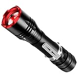 Powerful Rechargeable Flashlight, GOFORWILD 1100 High Lumen Tactical Zoomable LED Flashlight, Camping Flashlights with 5 Modes, IP65 Water Resistant, Indoor/Outdoor