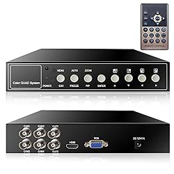 4 Channel 1080P HD Video Quad Video Processor Video