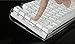 I-Rocks Crystal USB Keyboard, White (IK6-WH)
