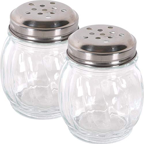 Mr. Kitchen's Red Pepper Shaker or Parmesan Cheese Shaker; Bulk Swirl
