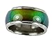 Mood Rings 10mm Solid Heavy Gauge Stainless Steel Comfort Fit Band 70's Style Not Cheap Very