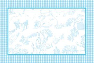 Boy Toile Name Tags