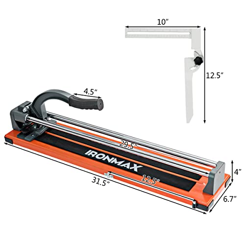 Goplus 24 Inch Tile Cutter, Professional Manual Tile Cutter for Ceramic, Porcelain Tiles, Floor