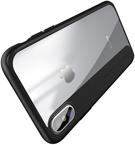 iPhone X Case, Meanlove Transparent PC + TPU Hybrid Ultra-Thin Hard Protective Shockproof Case for iPhone X
