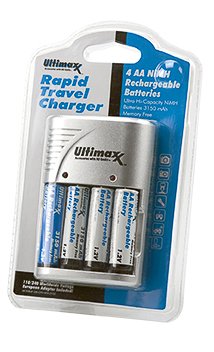 2900 mAh AA Nickel Metal Hydride NIMH Rechargeable Batteries With