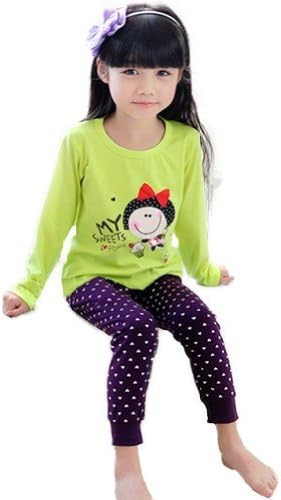 Little Wardrob Unisex-Baby Pyjamas Set Green 5-6Years