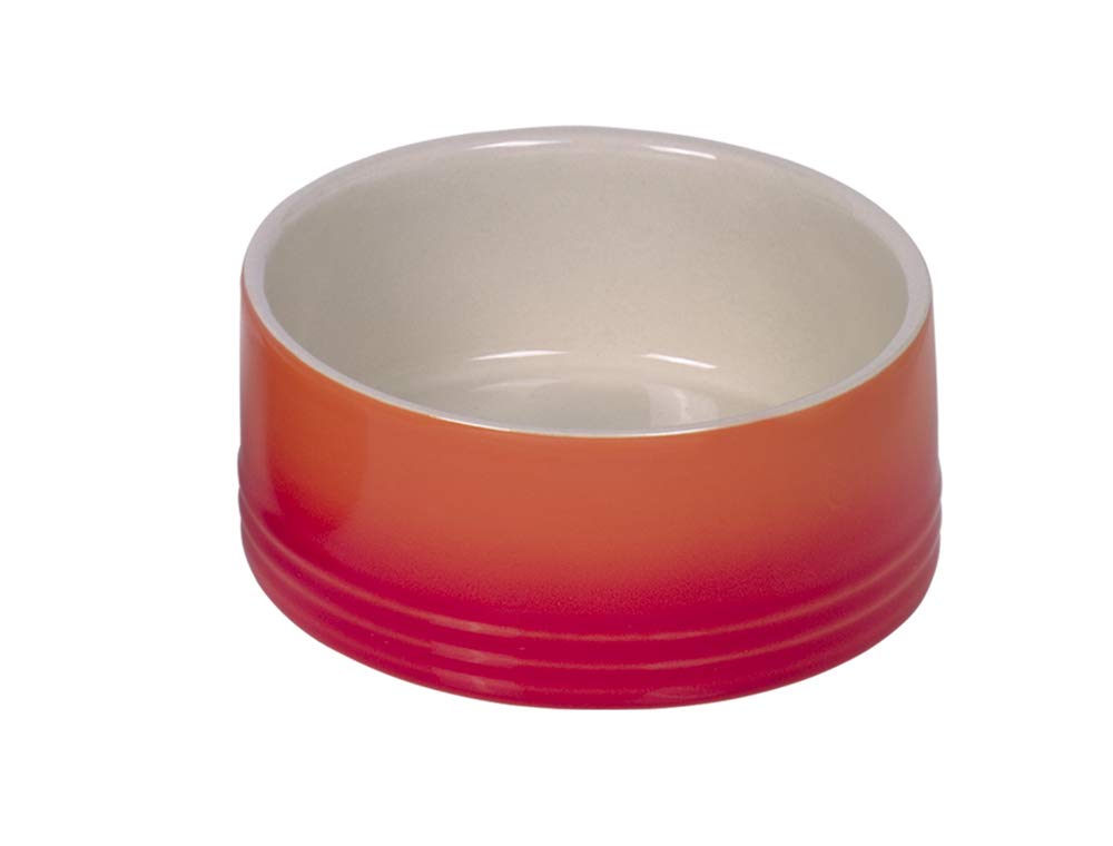 Nobby Ceramic Bowl Gradient Orange Diameter 15 x 6 cm 0.55 L Pack of 1