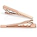 Beneleaf Tie Bar Set for Men, Rose Gold Silver and Gray Necktie Clips, 2.2 inch