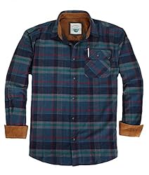 Gioberti Men's Brushed Flannel 100% Cotton Plaid