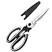 Muclipkot Ultra Sharp Premium Heavy Duty Multi-Functional Shears (black)