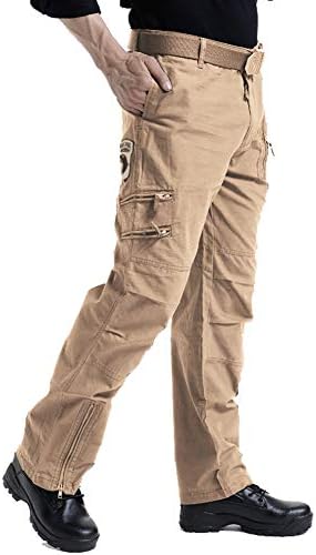 Menargo Men's Tactical Pants Outdoor Workout Cargo Pants Men Rip-Stop Work Pants for Men with Multiple-Pockets