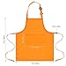 Syntus 2 Pack Child Apron Adjustable Kid Bib Aprons Water Resistant with 2 Pockets Kitchen Painting Aprons with 2 Pairs of Oversleeves for Art, DIY, Cooking