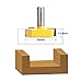 FivePears Cleaning Bottom Router Bits with 1/2 Shank,2-1/4 Cutting Diameter for Surface Planing Router Bit