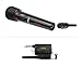 PylePro UHF Professional Mic with Adapter Receiver-Dual Function Wired/Wireless Mic System,Karaoke Mic Control w/Portable Vocal Audio,for Stage Performances or In-Studio Use-SereneLife PDWM94