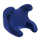 Mudder Car Travel Pillow Head Chin and Neck Support Pillow Rest, Memory Foam Neck Pillow for Car Comfort Claw-style with Machine Washable Cover (Blue)