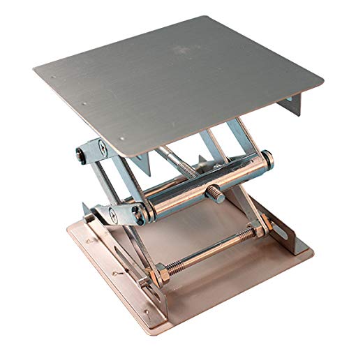 Stainless Steel Lab Jack Stand Table Lift Laboratory Mini Scissor Lift
