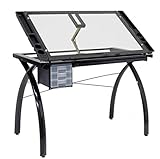 Studio Designs 10072 Futura Craft Station, Black/Clear Glass (Home)