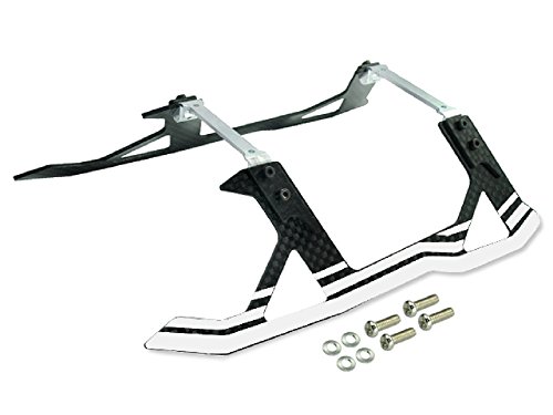 Microheli Aluminum/Carbon Fiber Landing Gear (WHITE) - BLADE 250CFX / 270CFX / 300CFX