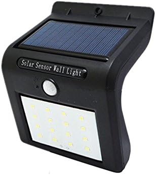 Pobode Solar Motion Sensor Wireless Security Outdoor Waterproof Wall Lights with Motion Activated ON/OFF for Step ,Sensor Lighting for Garden, Patio, Deck, Yard, and Pathway, Easy to Instal (1PCS)