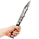 Pocket Fishing Rod Metal Reel Seat Super Hard Portable Telescopic Fishing Pole for Boat Travel Freshwater Fishing