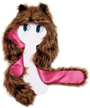 Neiman Marcus Skaist Taylor Kids Womens Faux Fur Hat Scarf Size L-XLg