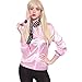 IWIWB Retro 1950s Pink Lady Jacket Fancy Dress 50s Halloween Costume