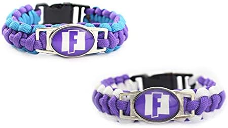 Amazon Party Hive 編み込み ゲームブレスレット バックルリストバンド ハードコアゲーマー用 2個セット ブレスレット おもちゃ